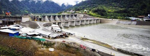 Dự án thủy điện Coca Codo tại Ecuador, do Công ty Sinohydro khởi công xây dựng (Ảnh: Bộ Năng lượng Tái tạo và Điện lực Ecuador)