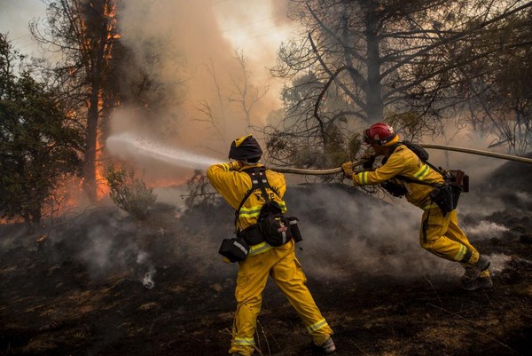Hiện lực lượng cứu hỏa đã khoanh vùng được 79% vụ cháy rừng này.