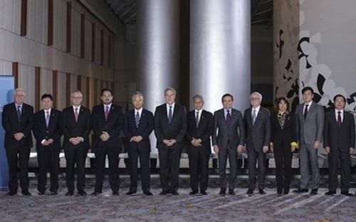 Bộ trưởng các nước tham dự Hội nghị Bộ trưởng Thương mại TPP (Ảnh: Reuters)