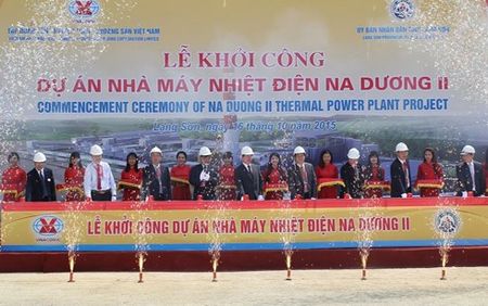 Khởi công xây dựng nhà máy nhiệt điện Na Dương 2 tại Lạng Sơn.