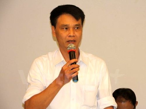 Ông Vũ Đăng Khoa, Chủ tịch Ủy ban nhân dân Thị trấn Trại Cau (Ảnh: Mai Mạnh/Vietnam+)