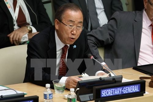 Tổng thư ký Ban Ki-Moon cho rằng các tác động của biến đổi khí hậu đang gia tăng nhanh chóng và do đó, các nỗ lực chung toàn cầu cũng cần phải được nâng cao (Ảnh: THX/TTXVN)