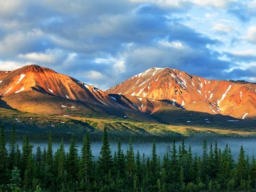 Vườn quốc gia và khu bảo tồn Denali ở Alaska, Mỹ là nơi du khách có thể thấy những động vật hoang dã di chuyển tự do trong một cảnh quan tuyệt đẹp bao gồm đỉnh Denali, đỉnh núi cao nhất ở Bắc Mỹ. Biến đổi khí hậu đã làm cho các dòng sông băng tan chảy và giảm tuyết rơi. Điều này đang tác động trực tiếp đến các loài động vật hoang dã.