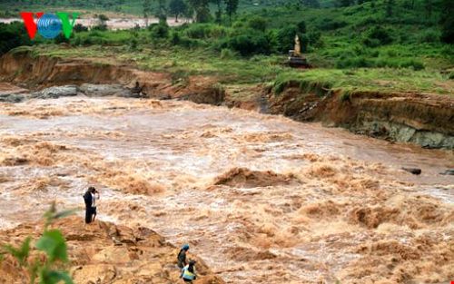 Đập thủy điện Ia Krêl 2 bị vỡ gây thiệt hại nặng nề cho người dân