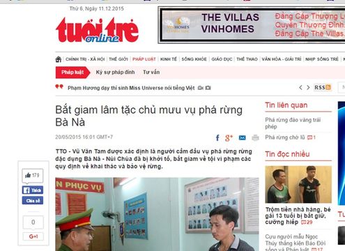 17 đối tượng trong đường dây phá rừng đặc dụng này vào tháng 10.2014 vừa bị bắt giam không làm chùn bước lâm tặc