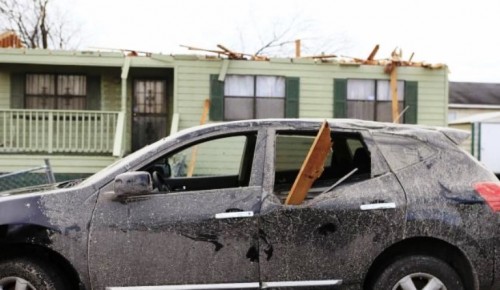 Mưa bão gây hậu quả nghiêm trọng tại Birmingham, Alabama.(Ảnh: Reuters)