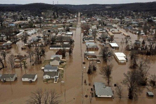 Lũ lụt tại bang Missouri khiến nhiều người dân phải sơ tán (Nguồn: AP)