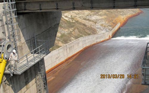 Thủy điện An Khê-Kanak vẫn xả nước về hạ du (Nguồn: www.evn.com.vn)