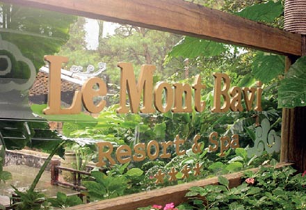 Khu Le Mont Bavi Resort & Spa giữa Vườn Quốc gia Ba Vì.
