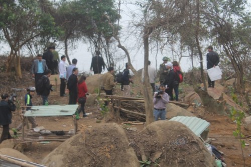 Hiện trường rung bán đảo Sơn Trà bị xâm hại.