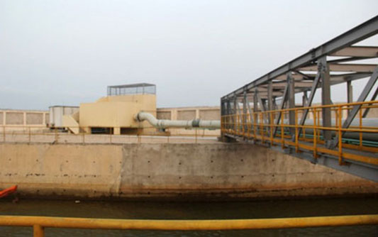 Một phần hệ thống xử lý nước xả thải của Formosa (Ảnh: VNN)