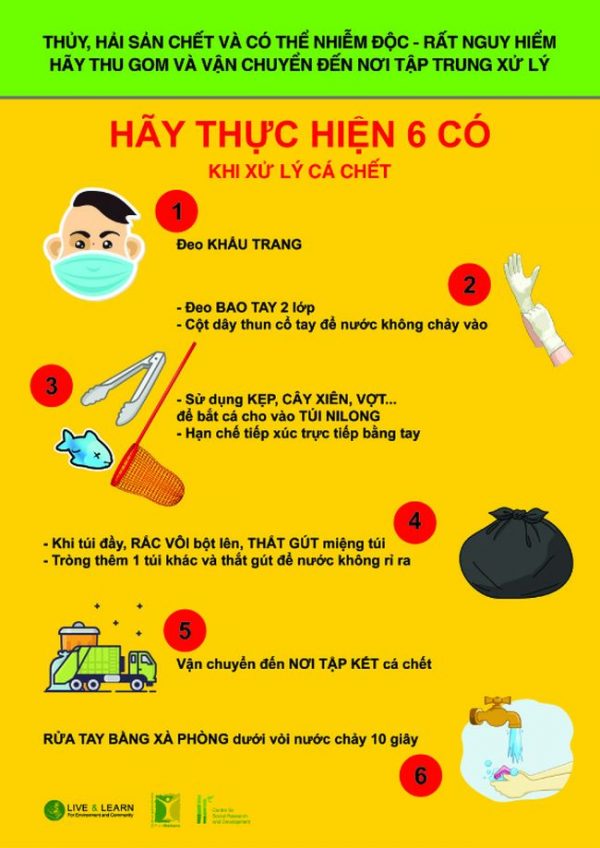 Phát hành hướng dẫn cách xử lý cá chết hàng loạt
