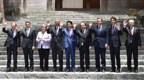 Các nhà lãnh đạo dự Hội nghị thượng đỉnh G7