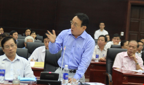 Ông Huỳnh Tấn Vinh, Chủ tịch Hiệp hội Du lịch TP Đà Nẵng, lo lắng cho rừng Sơn Trà và biển Đà Nẵng đang bị uy hiếp. Ảnh: LÊ PHI