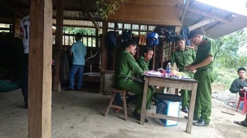 Lực lượng chức năng kiểm tra vụ việc phá rừng tại Tiểu khu 390 xã Lộc Bắc, huyện Bảo Lâm, tỉnh Lâm Đồng (Ảnh: nld.com.vn)