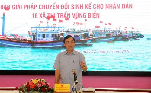 Chủ tịch UBND tỉnh Quảng Trị Nguyễn Đức Chính chủ trì hội nghị