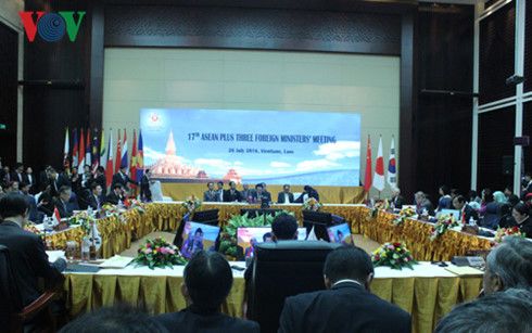 Quang cảnh Hội nghị Bộ trưởng Ngoại giao ASEAN+3