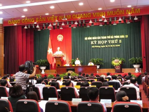 HĐND TP Hải Phòng trong phiên chất vấn ngày 17.8