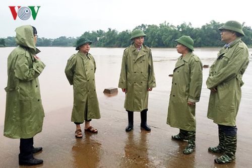 Lãnh đạo tỉnh Quảng Ninh kiểm tra công tác phòng chống lụt bão tại các địa phương trên địa bàn.