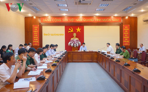 Tỉnh Quảng Ninh họp triển khai chỗng bão số 7.