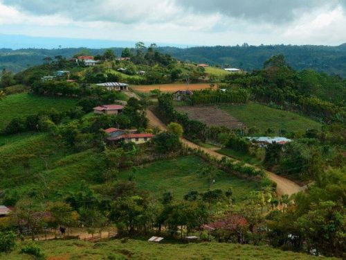Khu vực nông nghiệp nhiệt đới nhiều núi đồi ở Costa Rica. (Nguồn: stanford.edu)