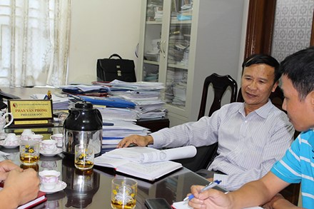 Ông Phan Văn Phong - Phó Giám đốc Sở TNMT tỉnh Nam Định.