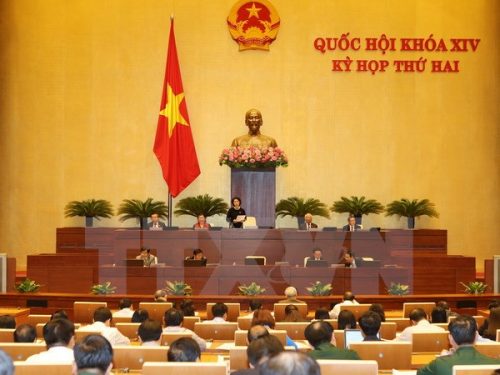  Chủ tịch Quốc hội Nguyễn Thị Kim Ngân phát biểu tại phiên chất vấn. (Ảnh: Trọng Đức/TTXVN)