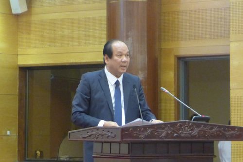 Bộ trưởng Mai Tiến Dũng chủ trì cuộc họp báo chuyên đề về điện hạt nhân Ninh Thuận 