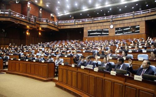 Một phiên họp của Quốc hội Campuchia. (Ảnh: AFP)