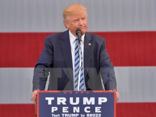 Tổng thống đắc cử Mỹ Donald Trump tại một sự kiện ở Greensboro, Bắc Carolina ngày 14/10 (Nguồn: AP/TTXVN)