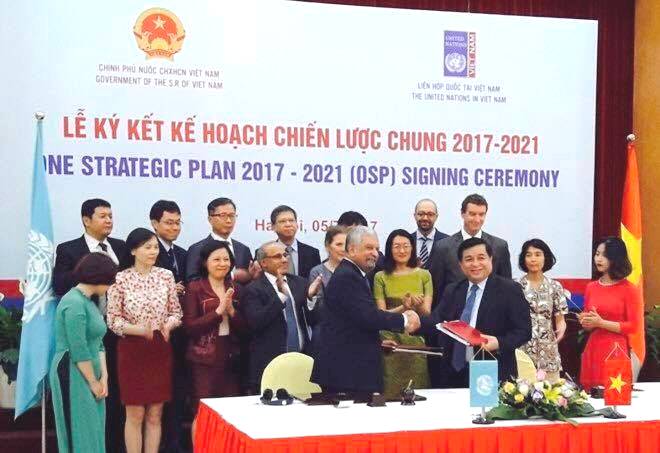 Chính phủ và Liên Hợp Quốc ký Kế hoạch Chiến lược chung giai đoạn 2017-2021