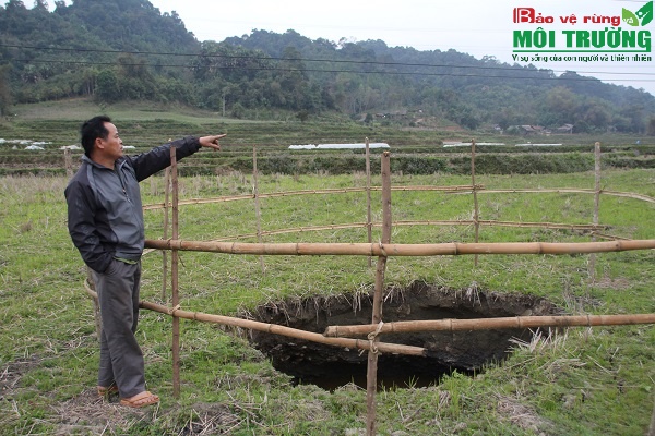 Bắc Kạn: Người dân hoang mang vì “hố tử thần” liên tiếp xuất hiện
