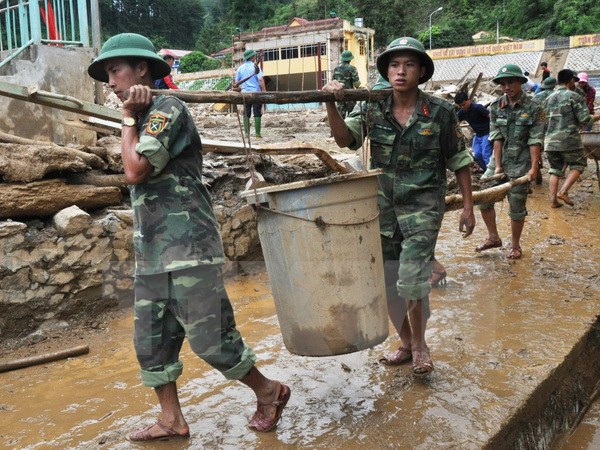 Yên Bái: Bảo đảm vệ sinh môi trường sau lũ ở Mù Cang Chải
