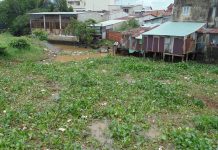 Dự án san lấp sông Đồng Nai dang dở gây ô nhiễm môi trường