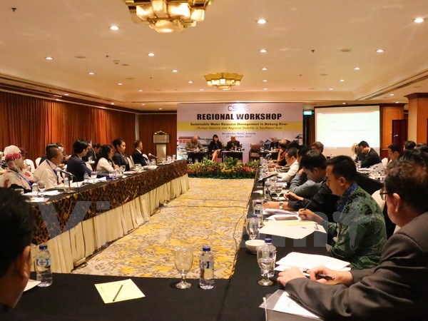 Thúc đẩy hợp tác quản lý bền vững nguồn nước sông Mê Kông