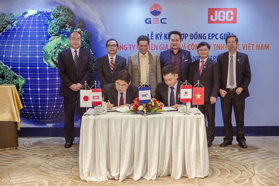 Ngành năng lượng TTC ký hợp đồng EPC với Công ty TNHH JGC Việt Nam