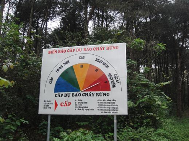 Cảnh báo nguy cơ cháy rừng cấp cực kỳ nguy hiểm tại Điện Biên