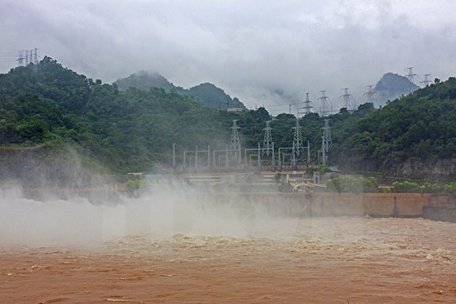 Hà Giang: Nước sông Lô cao đột biến do điều tiết từ hồ chứa Trung Quốc