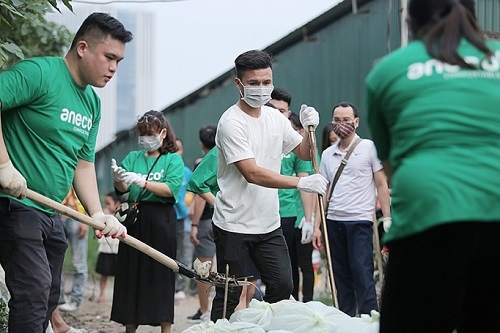 Tuyển thủ Quang Hải mong muốn lan tỏa hành động bảo vệ môi trường đến giới trẻ