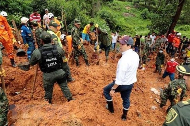 Sạt lở đất tại Colombia, hàng chục người thương vong