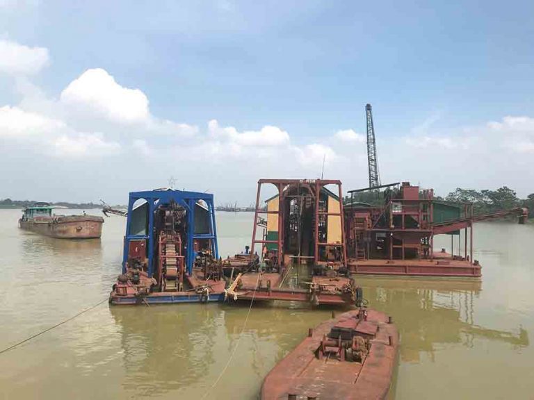 Thanh tra toàn diện hoạt động khai thác cát trên sông Lô