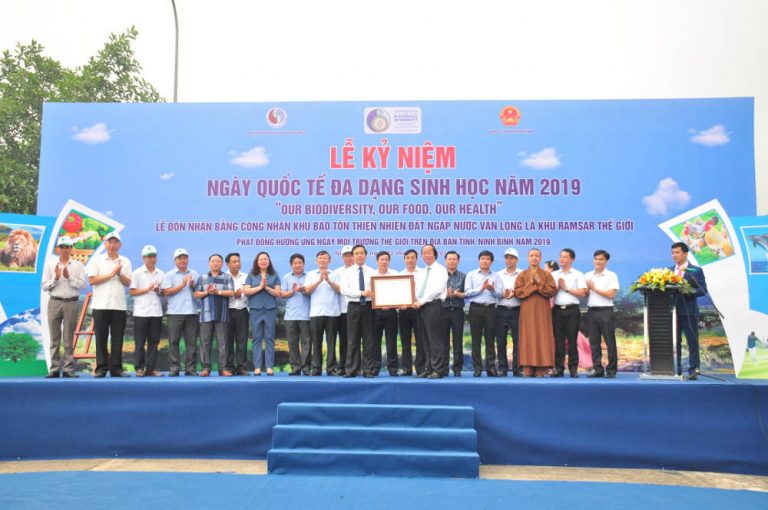 Vân Long nhận Bằng công nhận khu Ramsar thứ 9 của Việt Nam