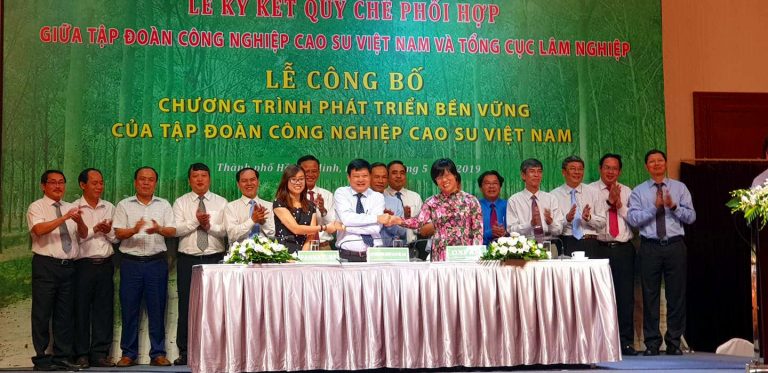 Oxfam và PanNature ký Biên bản hợp tác với Tập đoàn Cao su Việt Nam