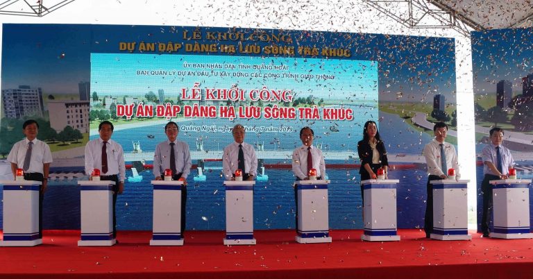 Quảng Ngãi khởi công dự án đập dâng hạ lưu sông Trà Khúc