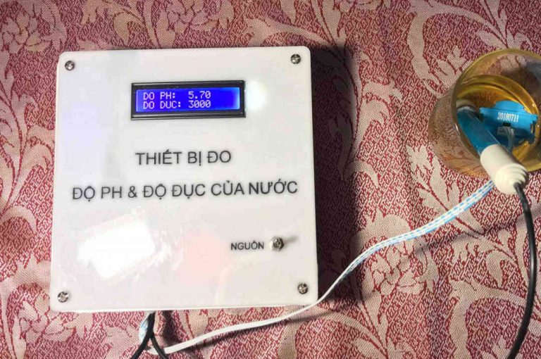 Độc đáo hệ thống cảnh báo nguồn nước ô nhiễm tự động