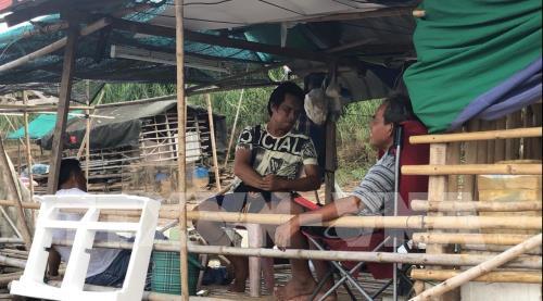 Mực nước sông Mê Kông xuống mức thấp nhất gần 100 năm qua