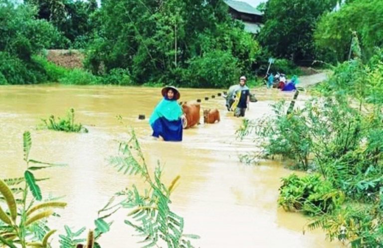 Mưa lớn tại miền Trung: Sau đại hạn là ngập lụt, sạt lở đất