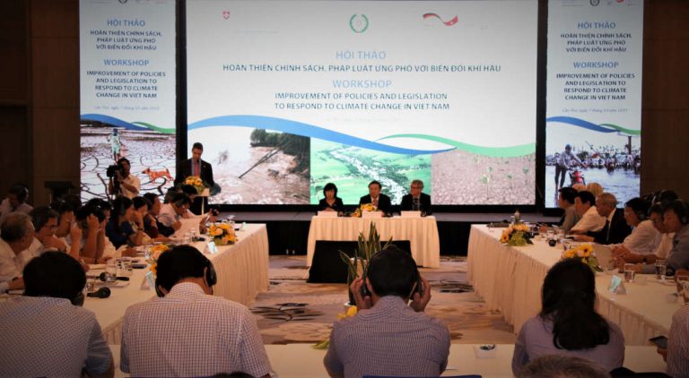 Hoàn thiện chính sách, pháp luật ứng phó với biến đổi khí hậu
