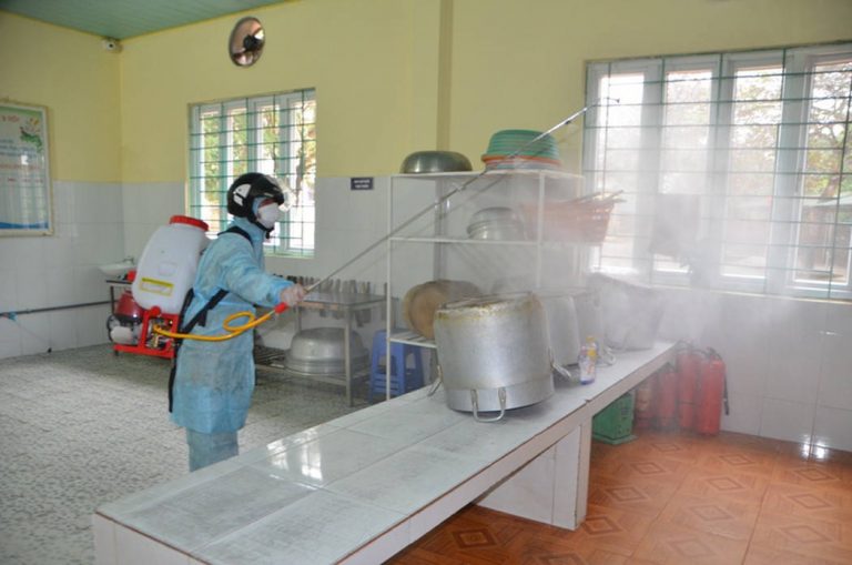 Hướng dẫn khử trùng, xử lý môi trường khu vực có người mắc Covid-19 tại cộng đồng