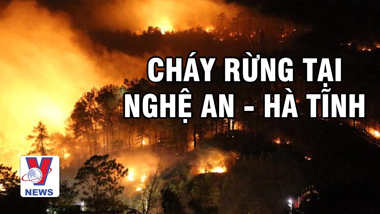 Cháy rừng nhiều nơi tại Nghệ An – Hà Tĩnh